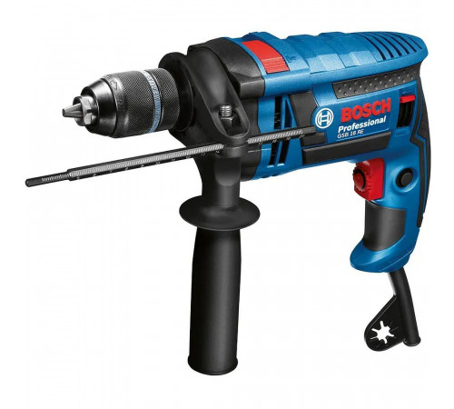 Сетевая ударная дрель Bosch GSB 16 RE, 750Вт, кейс (060114E500)