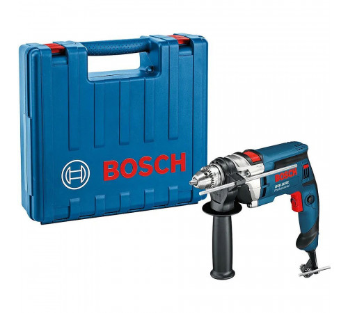 Сетевая ударная дрель Bosch GSB 16 RE, 750Вт, кейс (060114E500)