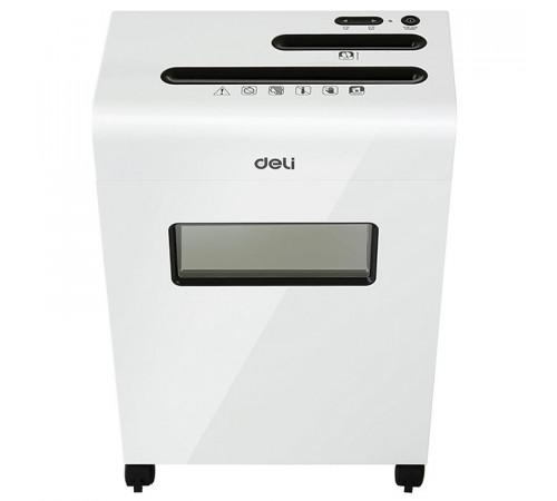 Уничтожитель бумаги (Шредер) Deli Bad Pack Уничтожитель бумаг Deli E9911-EU, P-4, 4х25 мм, 8 лист. одновременно, 16л