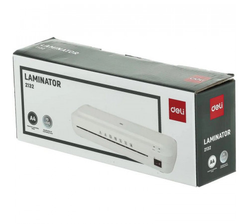 Ламинатор Deli Film width:A4Laminate speed: 220mm/min;Plastic sealing range: 70-100mic;Preheating time: about 5min