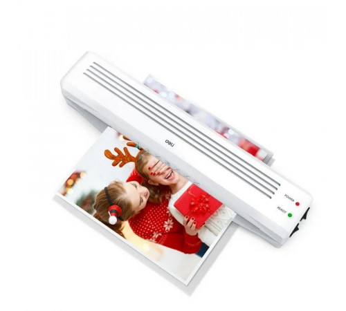 Ламинатор Deli Maximum laminating width: A3; Speed: 260mm/min; Laminating range: 80-125mic
