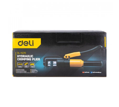 Ручной пресс (кримпер) гидравлический Deli DL-YQ70