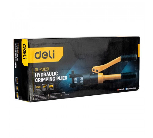 Ручной пресс (кримпер) гидравлический Deli DL-YQ120