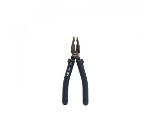 Пассатижи Deli  Home Series Black HT2007 180мм, эксклюзивный дизайн, рукоятка из высококачественного софттач пластика