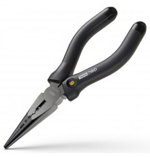 Длинногубцы Deli Home Series Black HT2106 160мм, эксклюзивный дизайн, рукоятка из высококачественного софттач пластика