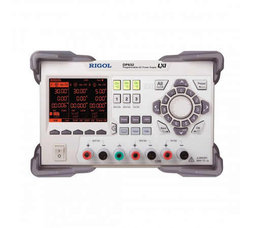 Программируемый источник питания Rigol 195W, 3CH(30V/3A || 30V/3A,5V/3A),10mV/10mA resolution. Ripple<350uV