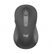 Мышь беспроводная Logitech M650L Signature Graphite |910-006236| темно-серая, 400-4000 dpi, |910-006236| Bluetooth + 2.4G, 5 кнопок, АА-батарейка, полноразмерная, правый хват