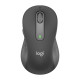Мышь беспроводная Logitech M650L Signature Graphite |910-006236| темно-серая, 400-4000 dpi, |910-006236| Bluetooth + 2.4G, 5 кнопок, АА-батарейка, полноразмерная, правый хват