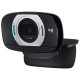 Веб-камера Logitech C615 черная, 2Mp, FullHD 1080p@30fps, фиксированный фокус, угол |960-001056| захвата 78°, универсальное поворотное крепление, USB2.0, кабель 0.9м