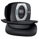 Веб-камера Logitech C615 черная, 2Mp, FullHD 1080p@30fps, фиксированный фокус, угол |960-001056| захвата 78°, универсальное поворотное крепление, USB2.0, кабель 0.9м
