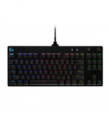 Клавиатура игровая Logitech G PRO TKL Black |920-009393| 89 клавиш (2 дополнительных), без цифрового блока, RGB-подсветка, съемный кабель 1,8м