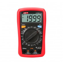Мультиметр UNI-T  UT33C+ , 600В, 10А, 200МОм, ручной выбор диапазона измерений, режим измерения температуры