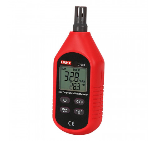 Гигрометр UNI-T Измеритель температуры и влажности UT333 , -10 ~ 60C, 0 ~ 100%