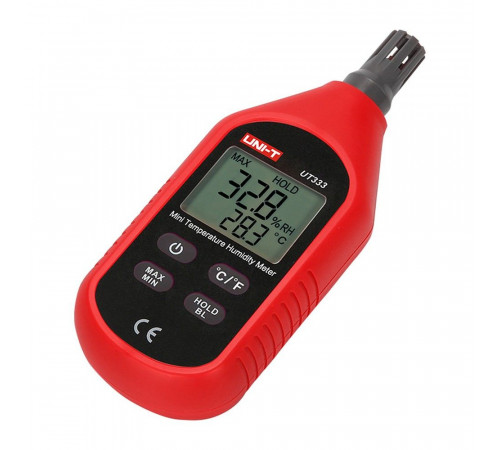 Гигрометр UNI-T Измеритель температуры и влажности UT333 , -10 ~ 60C, 0 ~ 100%
