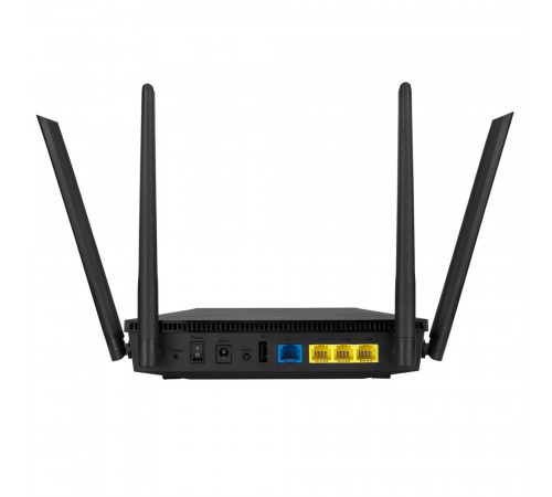 Маршрутизатор ASUS RT-AX53U WiFi 6 3x1G USB 1201+574Mbps 5GHz/2.4GHz (90IG06P0-MO3510) (059875)