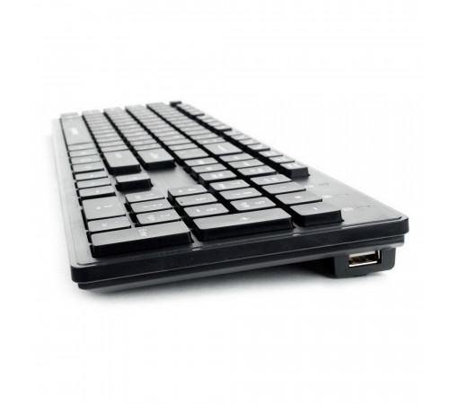 Клавиатура Gembird KB-8360U Шоколадный, USB, 104 клавиши, 2 usb-хаба (KB-8360U) (270142)