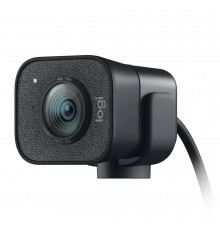 Веб-камера Logitech StreamCam Graphite для стримминга,черная, 2Mp, FullHD (до 1080p@60fps в MJPEG), автофокус, угол обзора 78°, универсальное крепление, USB Type-C кабель 1.5м
