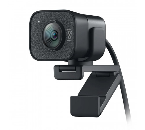 Веб-камера Logitech StreamCam Graphite для стримминга,черная, 2Mp, FullHD (до 1080p@60fps в MJPEG), автофокус, угол обзора 78°, универсальное крепление, USB Type-C кабель 1.5м