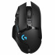 Мышь игровая Logitech G502 Lightspeed |910-005567| черная, 11 кнопок, 25600dpi (Hero 25K), RGB подсветка, беспроводная 2.4G / проводная USB 2.1м, под правую руку