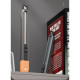 Технический нож "Home Series Gray" Deli HT4009C  ширина лезвия 9мм, эксклюзивный дизайн, корпус из высококачественного софттач пластика