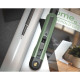Технический нож "Home Series Green" Deli HT4018L  ширина лезвия 18мм, эксклюзивный дизайн, корпус из высококачественного софттач пластика