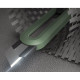 Технический нож "Home Series Green" Deli HT4018L  ширина лезвия 18мм, эксклюзивный дизайн, корпус из высококачественного софттач пластика