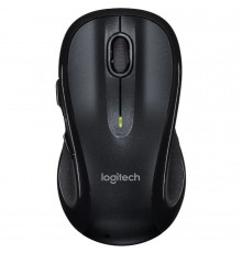 Мышь Logitech M510 WL Black (910-001822) черная, 7 кнопок, 1000 dpi, USB Unifying 2,4GHz, |910-001822| эргономичная, резиновые вставки, колесико прокрутки с построчным режимом
