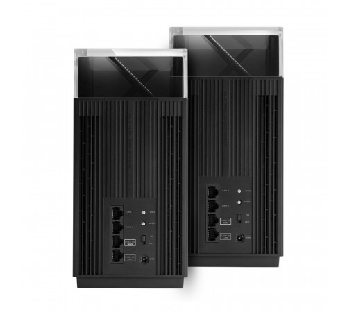 Маршрутизатор ASUS ET12(2-PK) WiFi 6E 2.5G 2x1G+2.5G 2x1G 4804+4804+1148Mbps 6GHz/5GHz/2.4GHz (90IG05Z0-MO3A20)