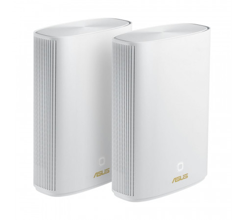 Маршрутизатор ASUS XP4(2-PK) (XP4(2-PK)/EU) WiFi 6 2x1G USB+2x1G USB 1201+574Mbps 5GHz/2.4GHz /P_EU_UK/WHITE-2-PK (90IG05T0-BM9110)
