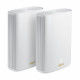 Маршрутизатор ASUS XP4(2-PK) (XP4(2-PK)/EU) WiFi 6 2x1G USB+2x1G USB 1201+574Mbps 5GHz/2.4GHz /P_EU_UK/WHITE-2-PK (90IG05T0-BM9110)