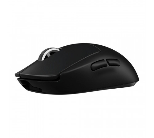 Мышь игровая Logitech PRO X Superlight Black (910-005884) черная, беспроводная Lightspeed, cенсор Hero 25K 100-25600dpi, 6 кнопок, облегченная 63гр, USB кабель 1,8м, под обе руки
