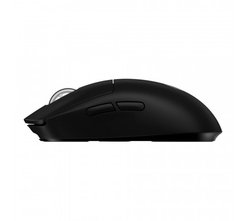 Мышь игровая Logitech PRO X Superlight Black (910-005884) черная, беспроводная Lightspeed, cенсор Hero 25K 100-25600dpi, 6 кнопок, облегченная 63гр, USB кабель 1,8м, под обе руки