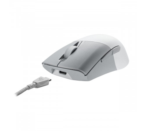 Мышь ASUS P709 ROG KERIS WL AIMPOINT WHT 75g 36,000DPI Bluetooth 5.1 2.4GHz 5buttons
