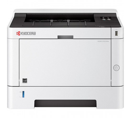 Kyocera Ecosys P2235dw А4, принтер, лазерный, черно-белый, 35стр/мин, 1200dpi, 800МГц, 256Мб, 100+250, WiFi/USB/Ethernet, 1000стр/картридж, (1102RW3NL0)