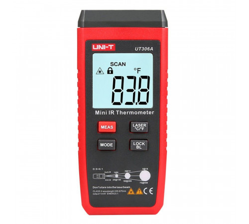 Термометр UNI-T Портативный бесконтактный UT306A , 20C~550C