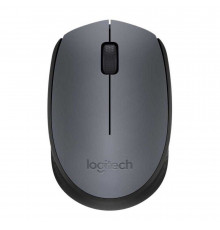 Мышь беспроводная Logitech M170 Gray |910-004646| серая с черным, оптическая, 1000dpi, 2.4 GHz, USB-ресивер