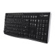 Клавиатура беспроводная Logitech K270 |920-003058| приемник Unifying, 2 батарейки AAA, RTL