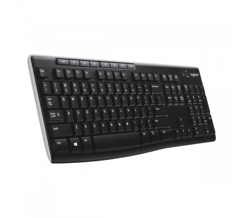 Клавиатура беспроводная Logitech K270 |920-003058| приемник Unifying, 2 батарейки AAA, RTL