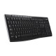 Клавиатура беспроводная Logitech K270 |920-003058| приемник Unifying, 2 батарейки AAA, RTL