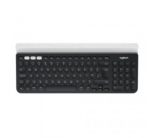 Клавиатура Logitech K780 черно-серая, компактная, 97 клавиш, 3 подключения Bluetooth или 2.4 GHz |920-008043| USB-ресивер (Logitech Unifying®), 2 элемента ААА