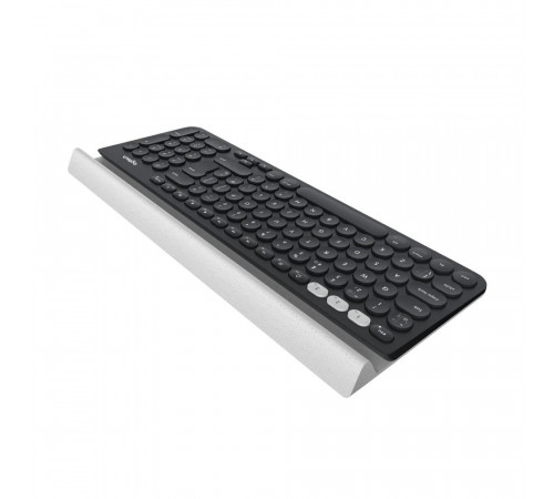 Клавиатура Logitech K780 черно-серая, компактная, 97 клавиш, 3 подключения Bluetooth или 2.4 GHz |920-008043| USB-ресивер (Logitech Unifying®), 2 элемента ААА