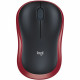 Мышь беспроводная Lgitech M185 Red красная, оптическая, 1000dpi, 2.4GHz, USB-ресивер Logitech Unifying®