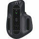 Мышь беспроводная Logitech MX Master 3S Graphite черная, 200-8000 dpi (Darkfield high precision), Bluetooth+2.4 GHz USB-ресивер (Logitech Unifying®), 7 кнопок, перезаряжаемая литий-полимерная батарея (500 мА·ч)