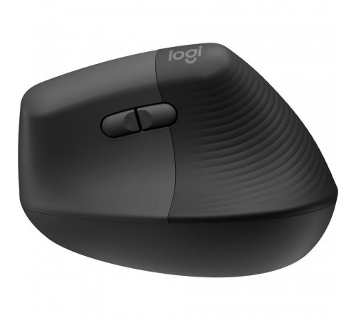Мышь беспроводная Logitech Lift Graphite черная, 200-4000 dpi, Bluetooth BLE+2.4 GHz USB-ресивер (Logi Bolt ®), 6 кнопок, 1x AA элемент