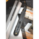 Набор технических ножей Bad Pack "Home Series Black" Deli HT4003 (ножи 9мм+18мм+Т-образный), эксклюзивный дизайн, корпус из высококачественного софттач пластика