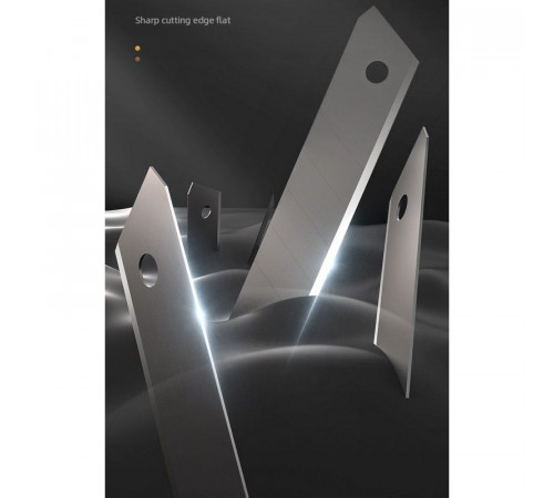 Набор технических ножей "Home Series Black" Deli HT4003 (ножи 9мм+18мм+Т-образный), эксклюзивный дизайн, корпус из высококачественного софттач пластика