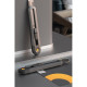 Набор технических ножей "Home Series Black" Deli HT4003 (ножи 9мм+18мм+Т-образный), эксклюзивный дизайн, корпус из высококачественного софттач пластика