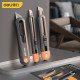 Набор технических ножей "Home Series Gray" Deli HT4003C (ножи 9мм+18мм+Т-образный), эксклюзивный дизайн, корпус из высококачественного софттач пластика