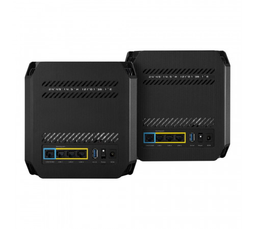 Маршрутизатор ASUS GT6(B-2-PK) WiFi 6 3x1G USB+3x1G USB 4804+4804+574Mbps 5GHz/2.4GHz (90IG07F0-MU9A20 )