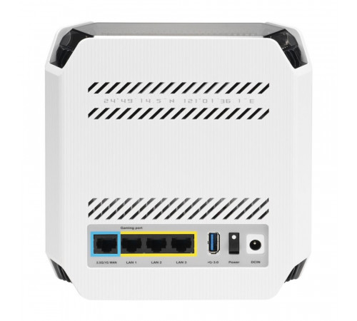 Маршрутизатор ASUS GT6(W-2-PK) WiFi 6 3x1G USB+3x1G USB 4804+4804+574Mbps 5GHz/2.4GHz (90IG07F0-MU9A40)